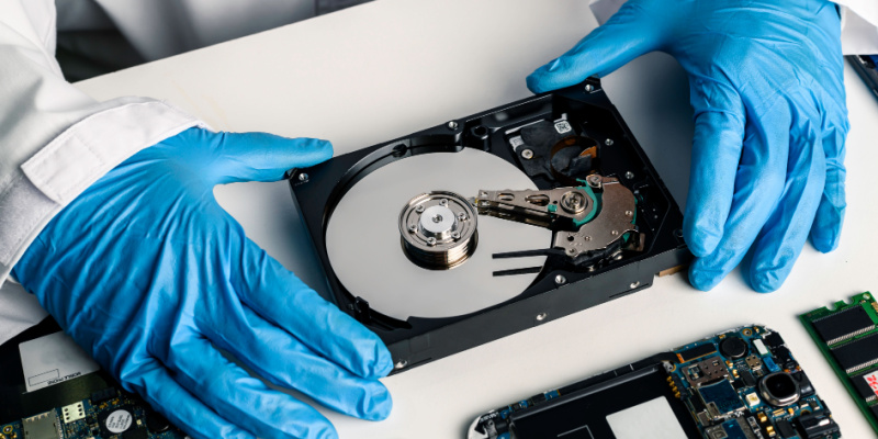 recover data from the hard drive